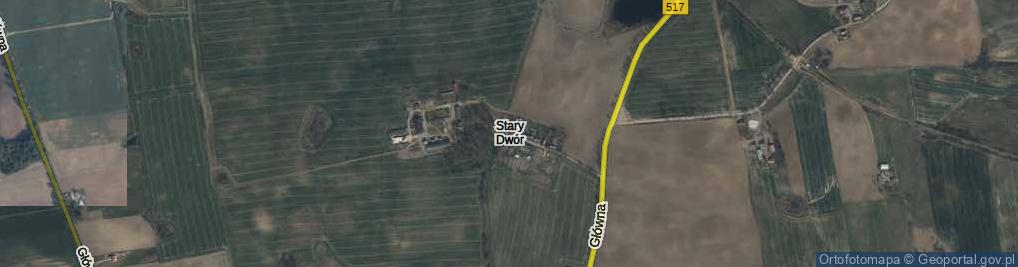 Zdjęcie satelitarne Stary Dwór ul.
